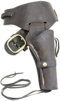 Fast Draw Oiled Brown Leather Western Holster - LG