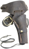 Fast Draw Oiled Brown Leather Western Holster - M