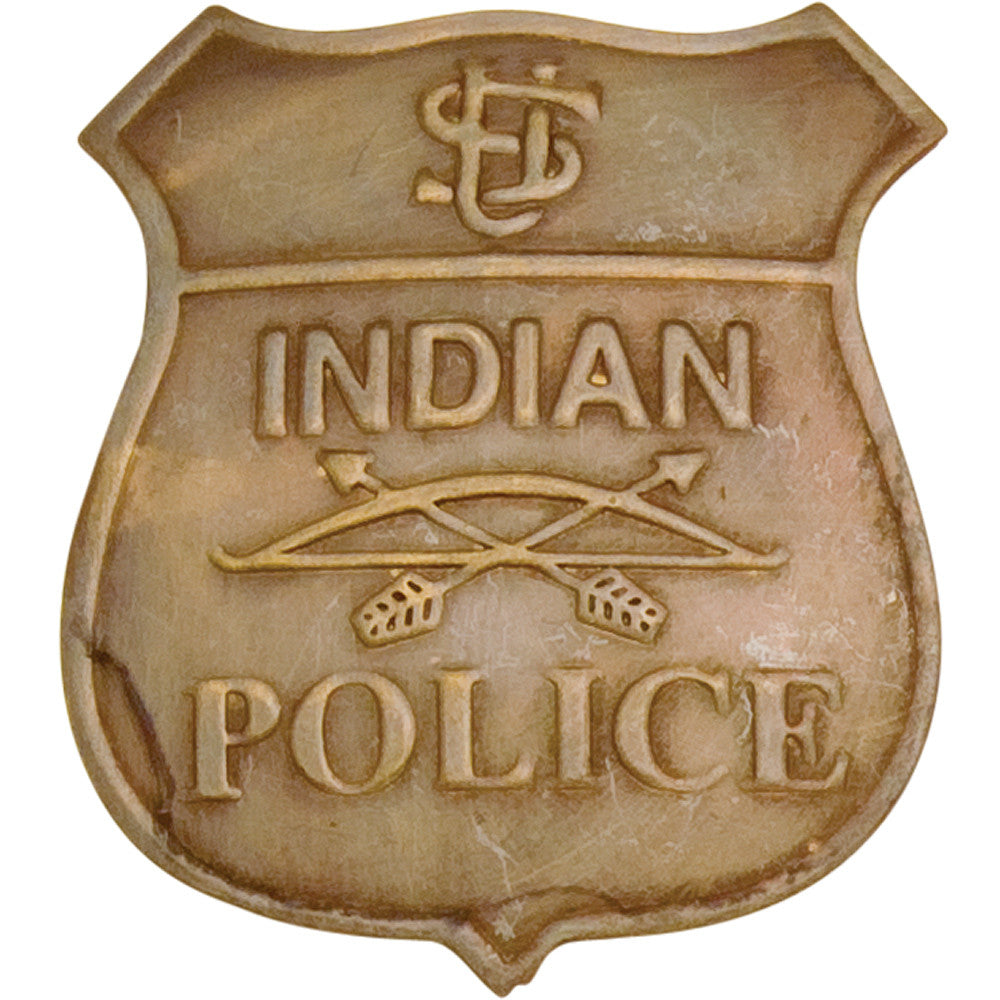 Old West Indian Police Badge