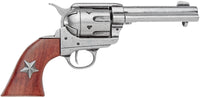 Old West 1873 Grey Finish Six Shooter Revolver Non-Firing Replica