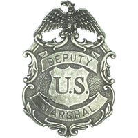 Deputy United States Marshal Eagle Badge - Nickel
