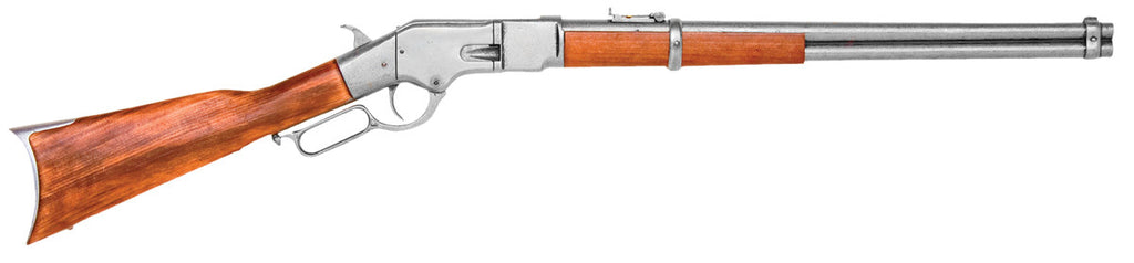 Old West Replica 1866 Grey Finish Lever Action Rifle Non-Firing Gun