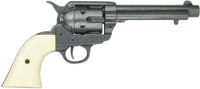 Old West Frontier Replica Grey Finish, Ivory Grips Revolver Non-Firing Gun