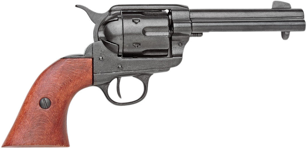Old West Replica 1873 Black Finish Quick Draw Revolver Non-Firing Gun