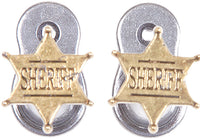 Old West Sheriff Badge Pistol Hanger