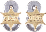 Old West Sheriff Badge Pistol Hanger