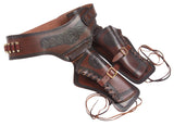 Old West Double Rig Holster With Replica Bullets