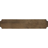 Rifle Display Wooden Board Dark Stained