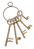 Old West Jailer's Brass Keys