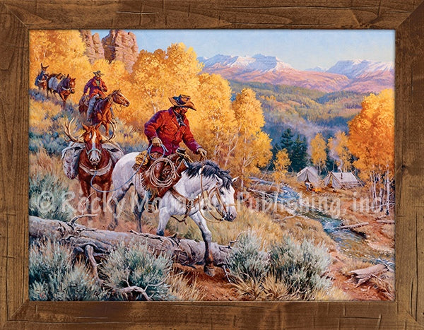 A Welcome Sight Framed Giclee Canvas Print by Clark Kelley Price