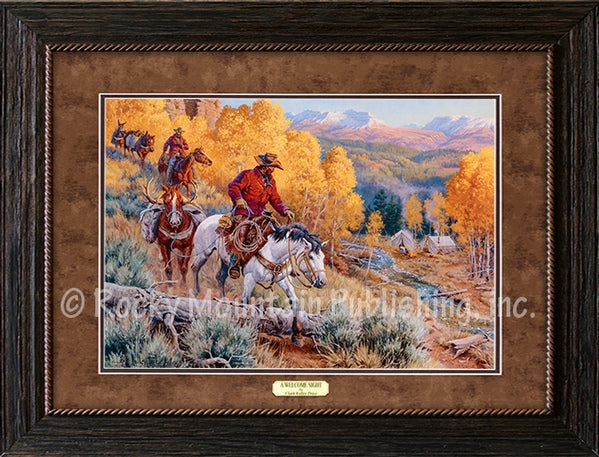 A Welcome Sight Western Art Clark Kelley Price