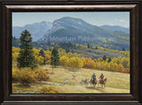 Bringing Home the Bacon - Framed Canvas Print by Clark Kelley Price