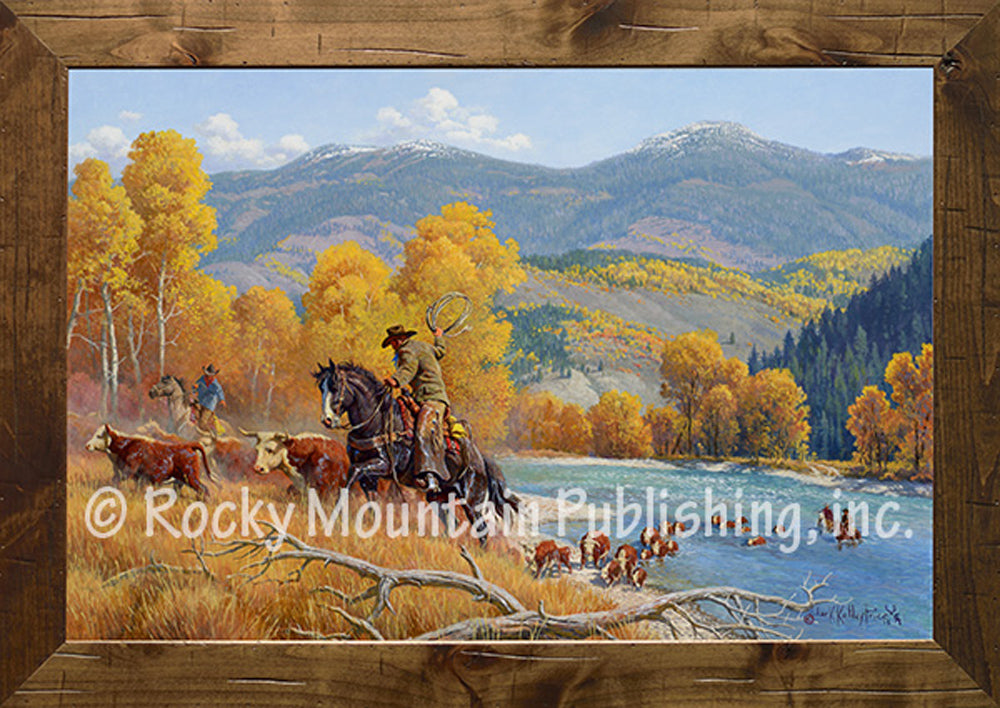 Crossing the Snake River – Framed Art Prints by Clark Kelley Price
