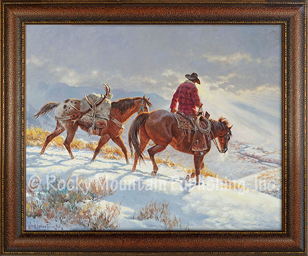 Good to Get Home – Framed Giclee Canvas by Clark Kelley Price