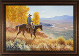 Man From the Far Blue Hills – Framed Giclee Canvas by Clark Kelley Price