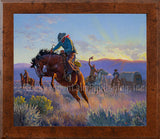 Powder River – Framed Giclee Canvas by Clark Kelley Price
