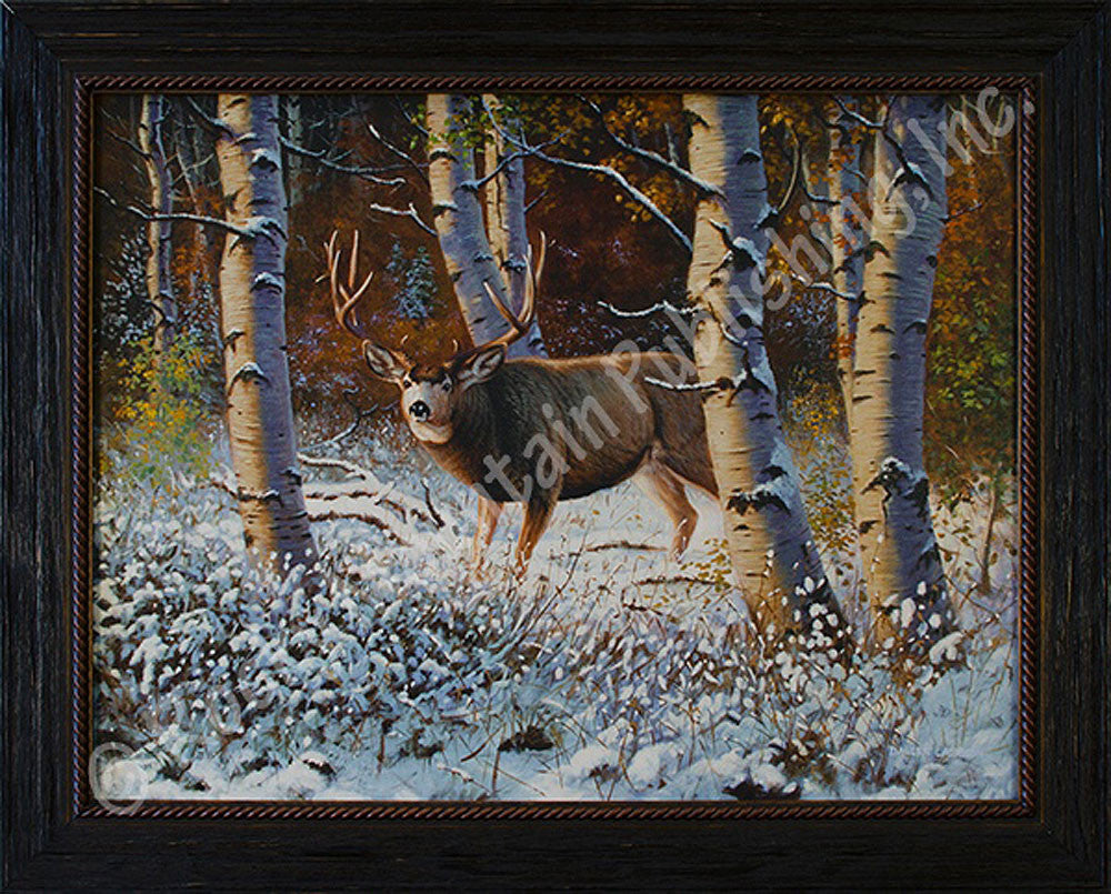 Late Season Standoff - Giclee Canvas by Dallen Lambson