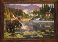 Dallen Lambson - Place of Rest Framed Giclee canvas print