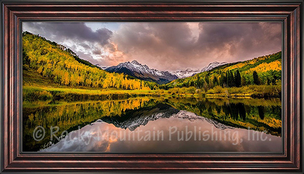 Colorado Fall Framed Giclee Canvas by Dan Ballard