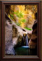 Stone Falls Framed Giclee Canvas by Dan Ballard