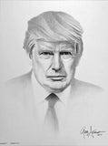 President Donald J Trump Portrait by Gary Saderup