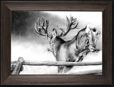 Over and Out Framed Giclee Canvas by Joel Pilcher