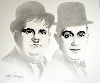 Laurel and Hardy – Art Prints by Gary Saderup