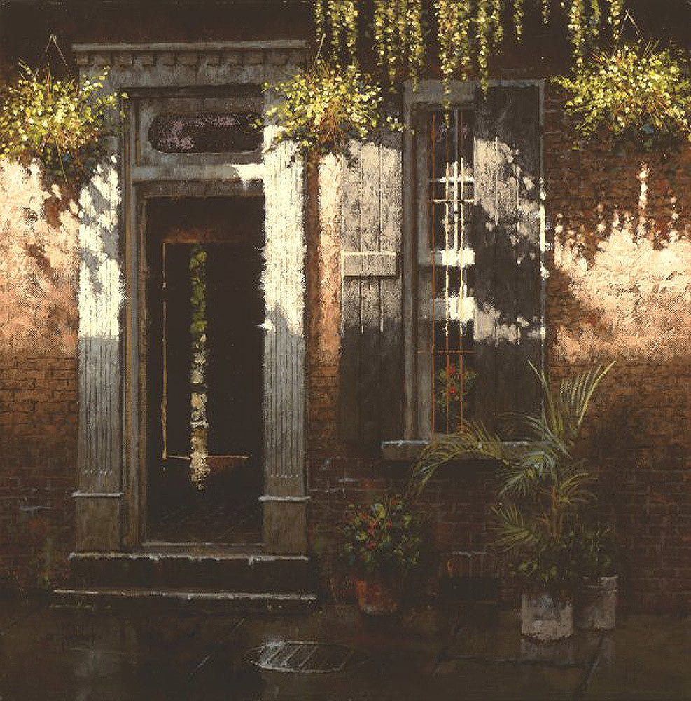 Rue Dauphine ~ New Orleans by George Hallmark