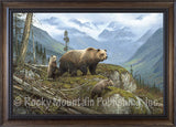 Griz Country – Framed Giclee Canvas by Hayden Lambson