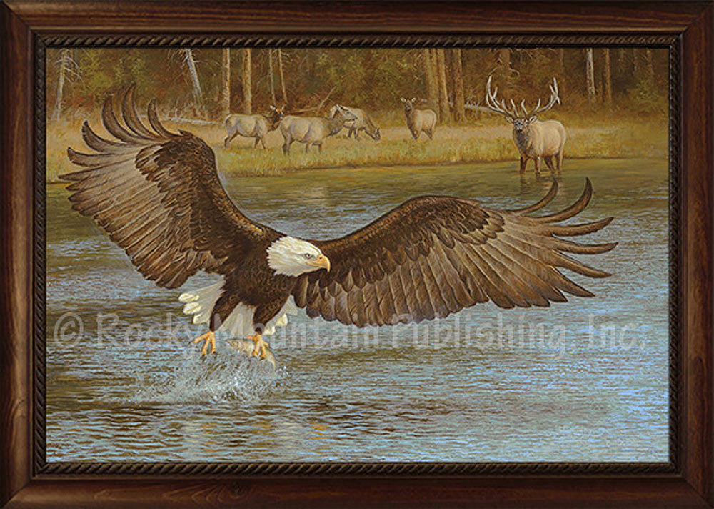 River Wild – Framed Giclee Canvas by Hayden Lambson