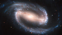 Barred Spiral Galaxy by Hubble Telescope