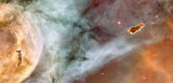 Carina Nebula The Caterpillar by Hubble Telescope