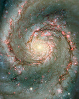 The Heart of the Whirlpool Galaxy by Hubble Telescope