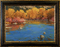 Drifting the South Fork Framed Giclee Canvas by Ken Spencer