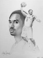 Kobe Bryant Portrait by Gary Saderup