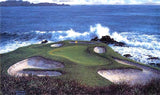 The 7th at Pebble Beach by Larry Dyke
