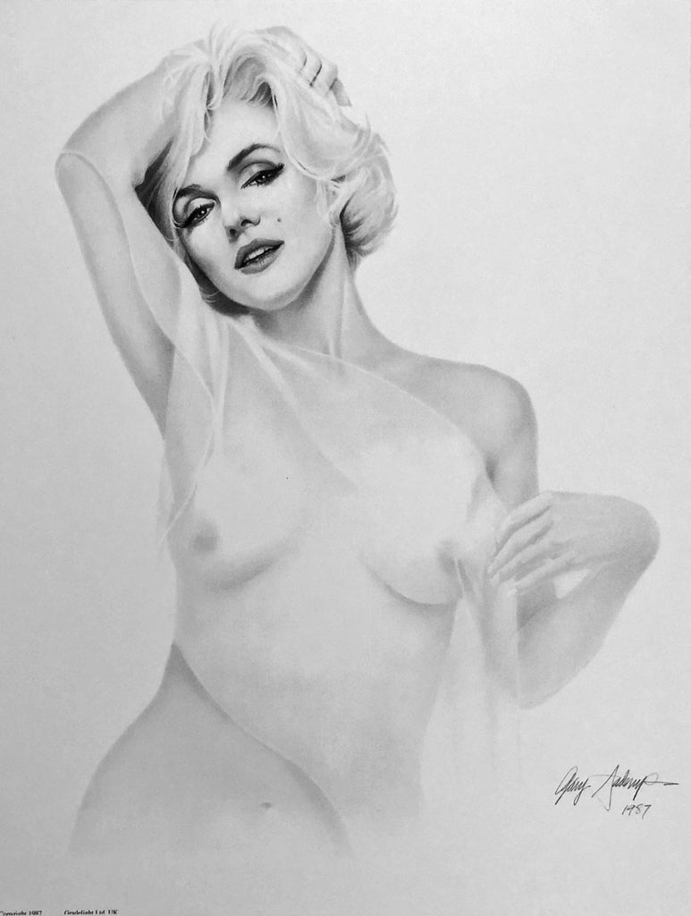 Marilyn Monroe Nude Portrait by Gary Saderup