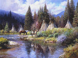 A Camp Along the River by Martin Grelle