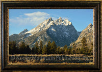 Cascade Canyon – Framed Giclee Canvas by Mitchell Mansanarez