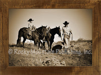 Dads Helper – Framed Giclee Canvas by Mitchell Mansanarez