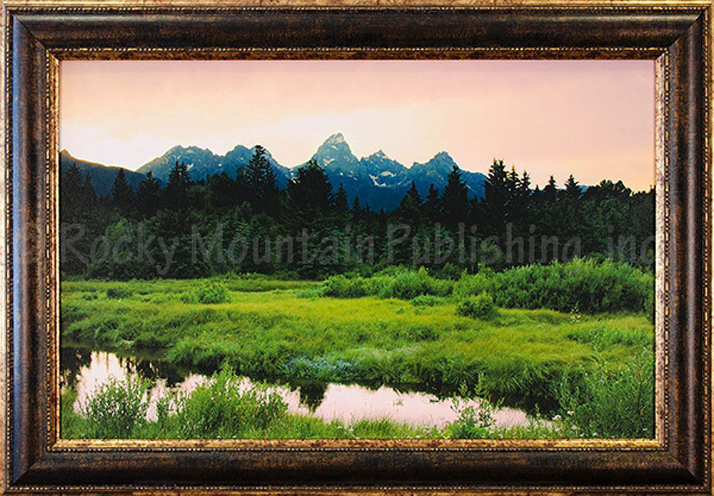 Grand Meadows – Framed Giclee Canvas by Mitchell Mansanarez