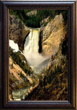 Yellowstone Falls – Framed Giclee Canvas by Mitchell Mansanarez
