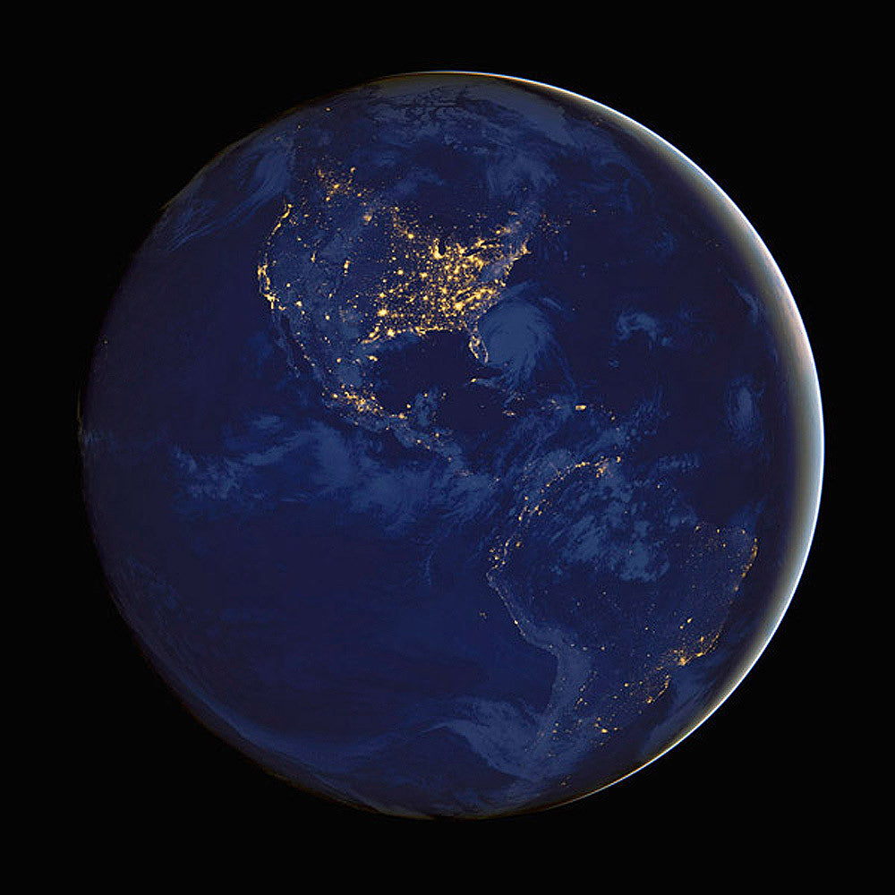 Americas At Night from NASA