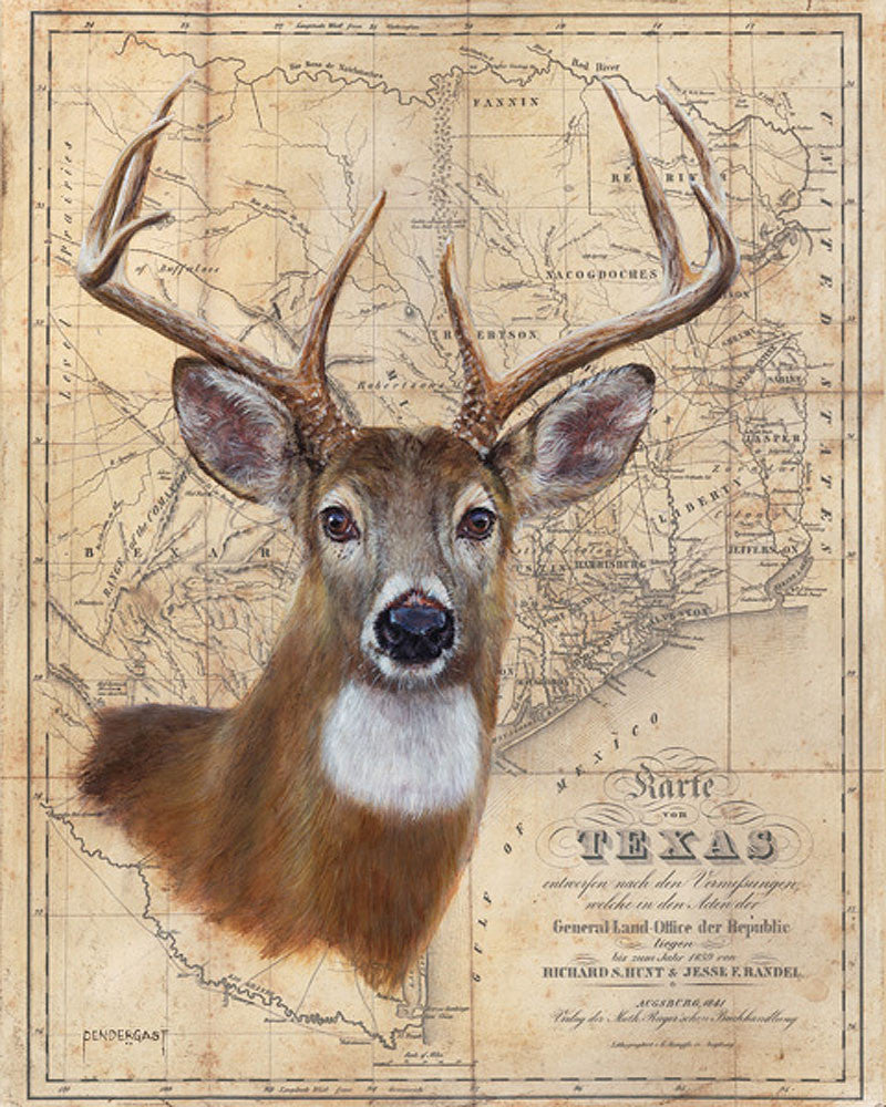 Buck Map by Patty Pendergast