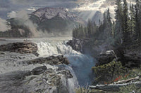 Athabasca Falls Art Prints by Phillip Philbeck