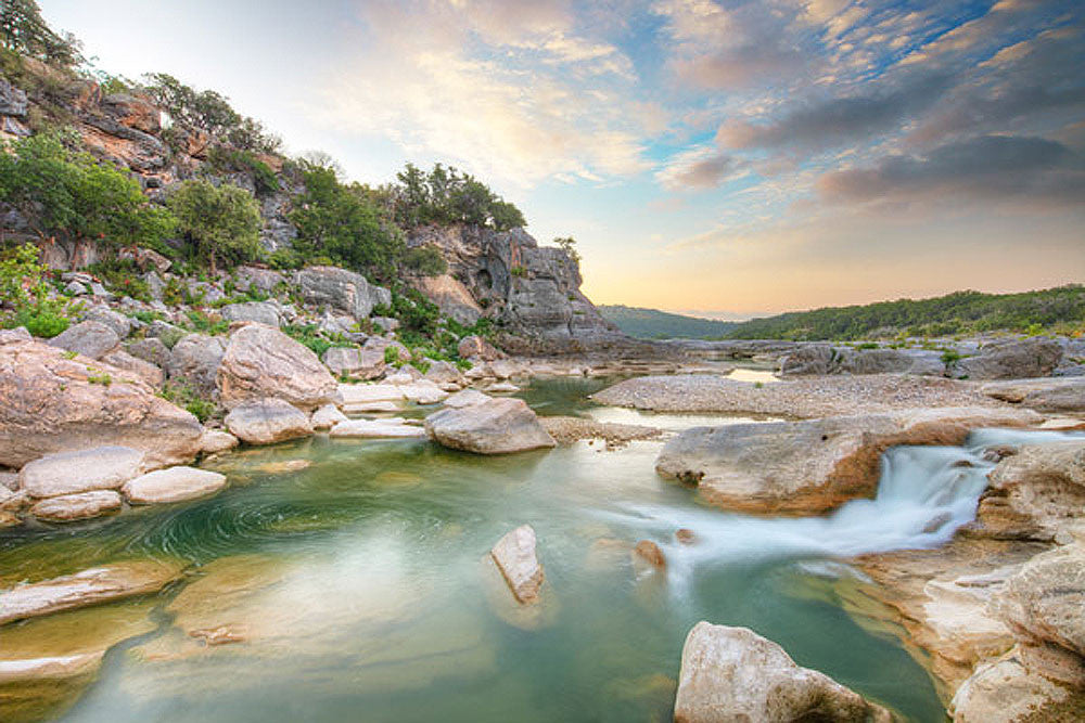 Pedernales Falls - Morning in August 1 by Rob Greebon
