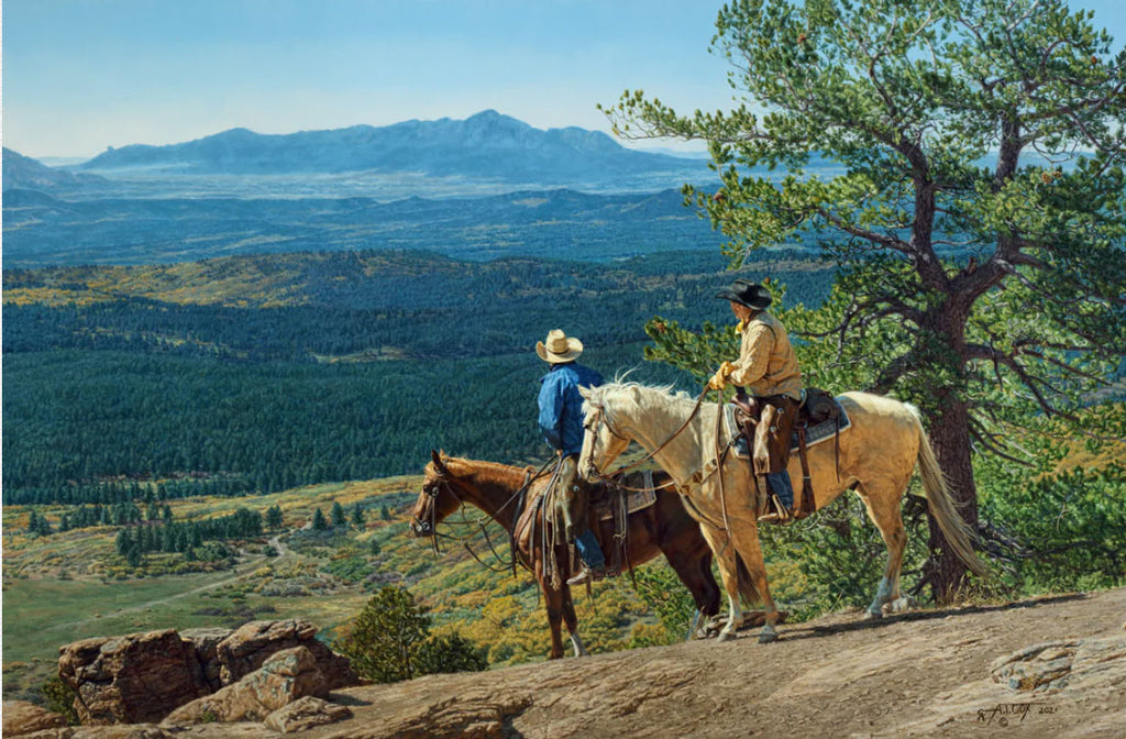 In View of Sleeping Ute Western Art Prints by Tim Cox ...