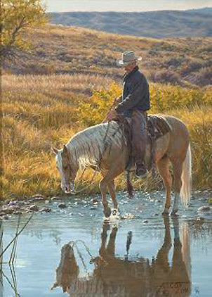 Where Riches Lie Cowboy Art Prints by Tim Cox