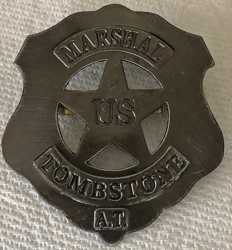 Old West Replica Tombstone U.S. Marshall's Badge