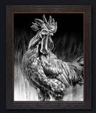 Yard Boss - Rooster Custom Framed Artwork by Joel Pilcher